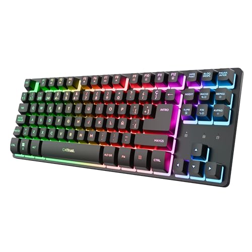Detalle de GXTrust 1831 Dothix Teclado Inalámbrico TKL 80% con RGB y 2.4 GHz