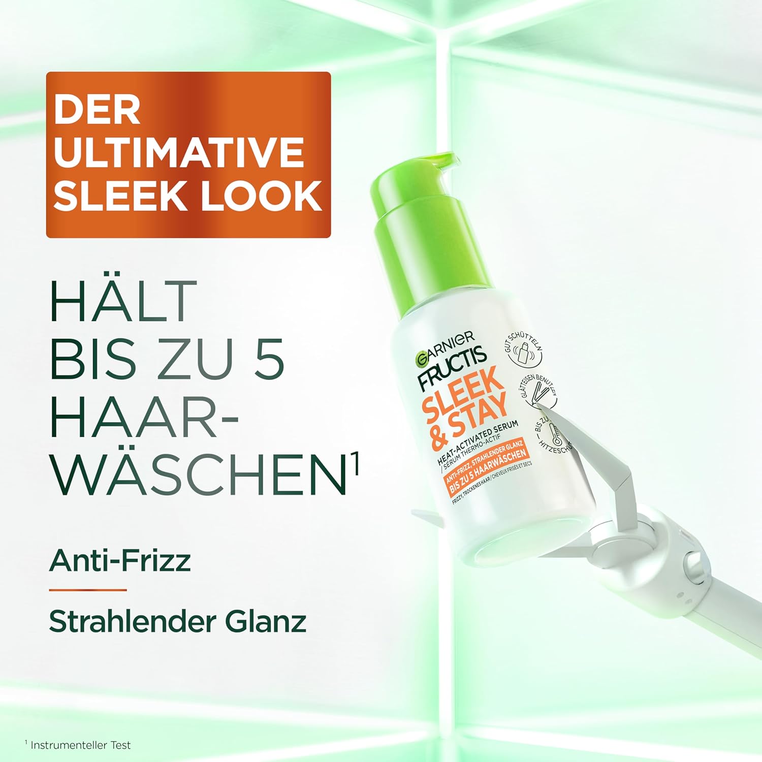 Thumbnail 4 de Garnier Fructis Keratin Sleek 4-tlg Haarpflegeset – Glättung mit Keratin-Komplex und Arganöl