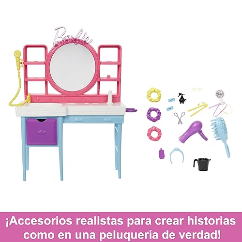 Thumbnail 5 de Barbie Totally Hair Set: Peluquería y Accesorios 💇♀