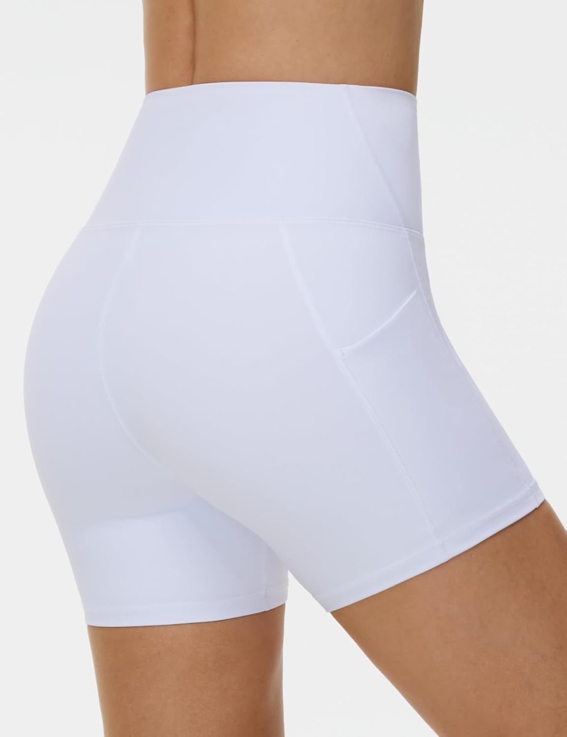 Detalle 2 de THE GYM PEOPLE Short yoga taille haute 12,7 cm