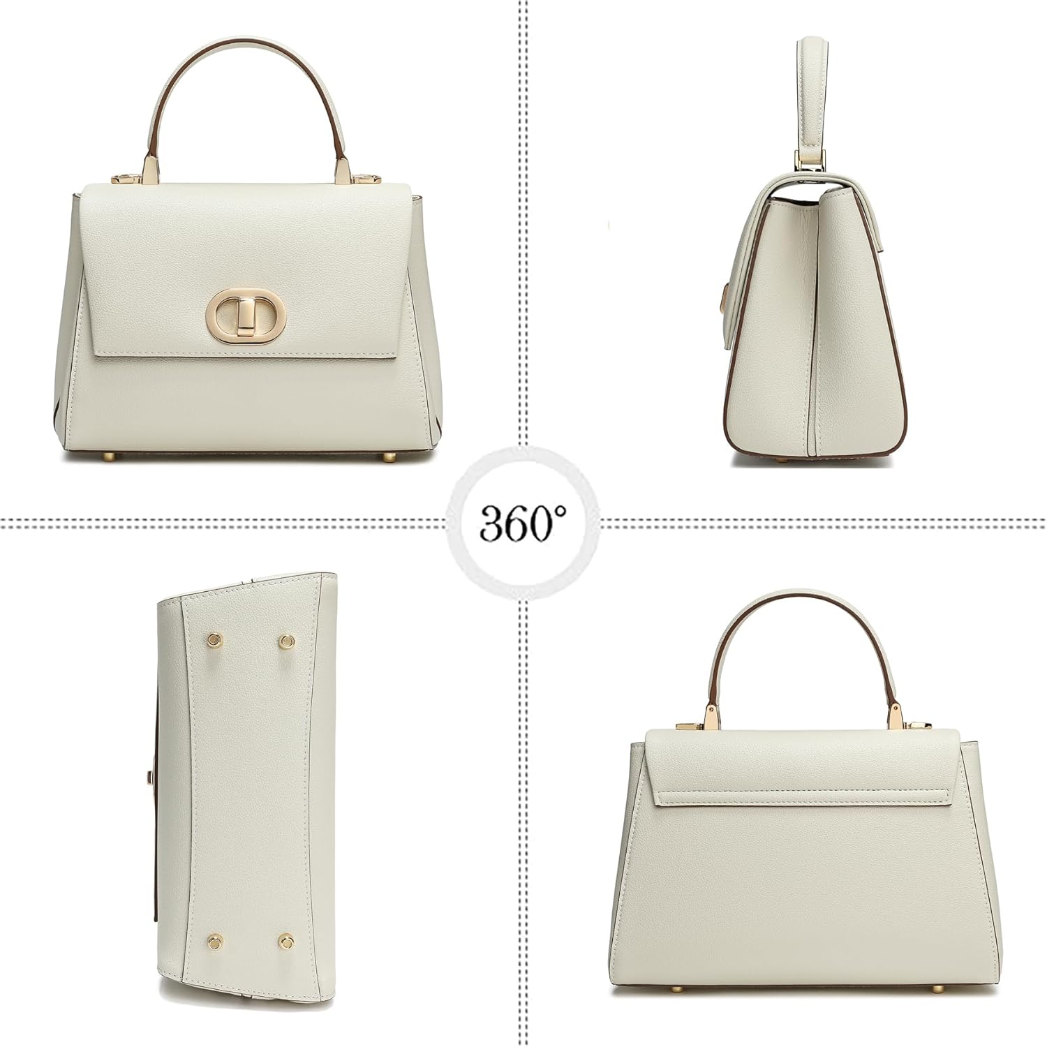 Thumbnail 2 de Quipuda Leather Handbag for Women – Crossbody & Shoulder Bag with Removable Strap