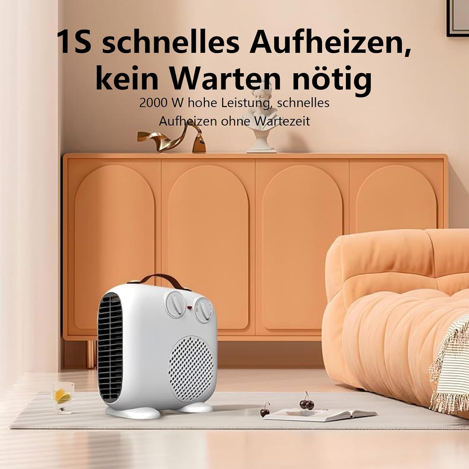 Detalle 2 de BioAura Heizlüfter 2000 W für Innenräume