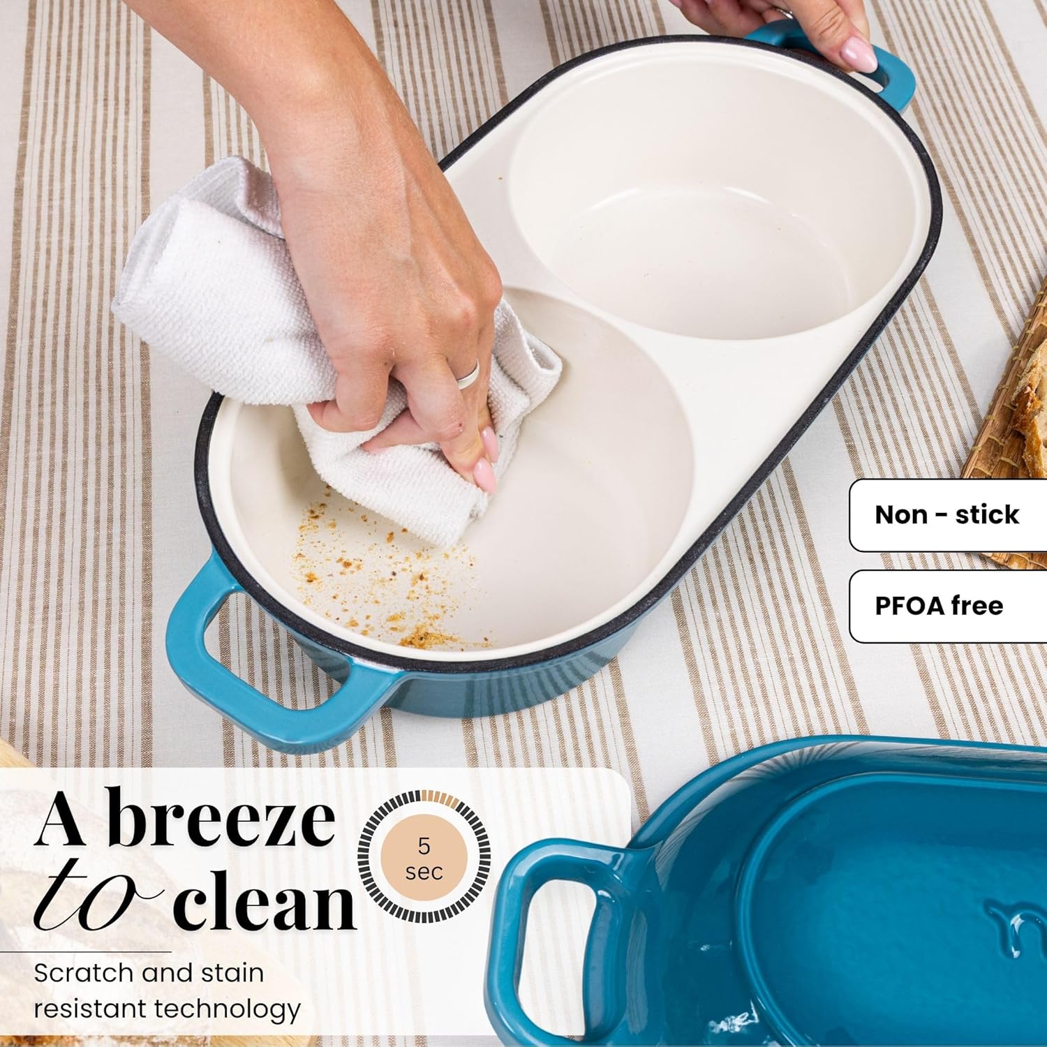 Detalle 2 de Nuovva Dutch Oven for Sourdough – 16.5cm ⚙