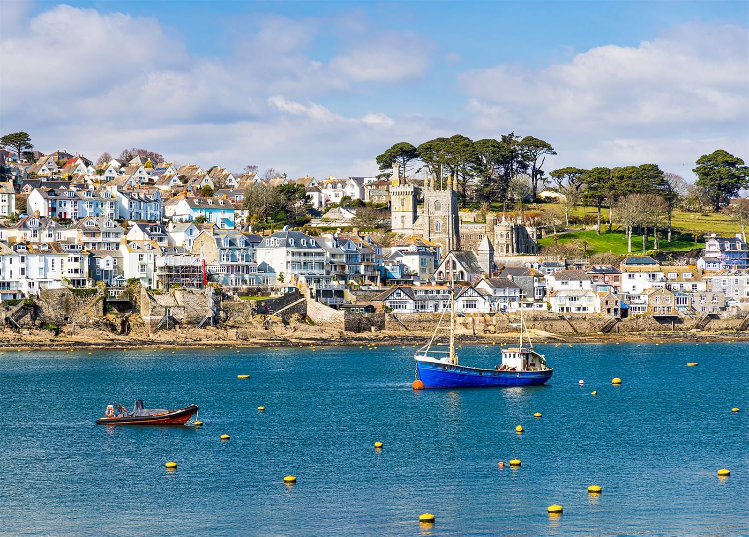 Detalle de Fowey Harbour 1000-Piece Jigsaw Puzzle for Adults