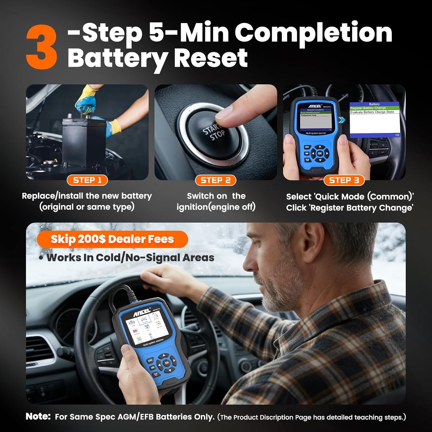 Thumbnail 3 de ANCEL BM700 PRO BMW diagnostic scanner 1-tool