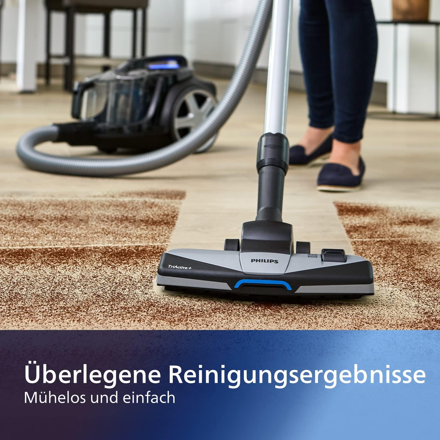Detalle de Philips FC9741/09 PowerPro Expert – beutelloser Staubsauger mit 900 W, 2 L