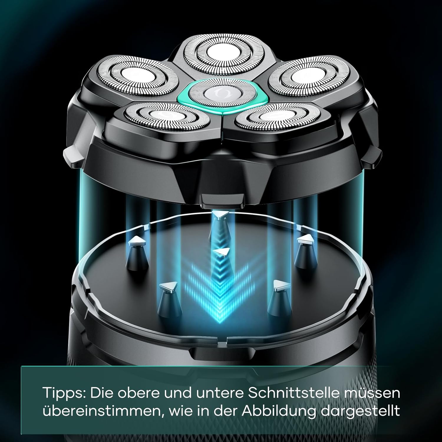 Thumbnail 5 de kensen Ersatzrasierkopf 6D Kopfrasierer