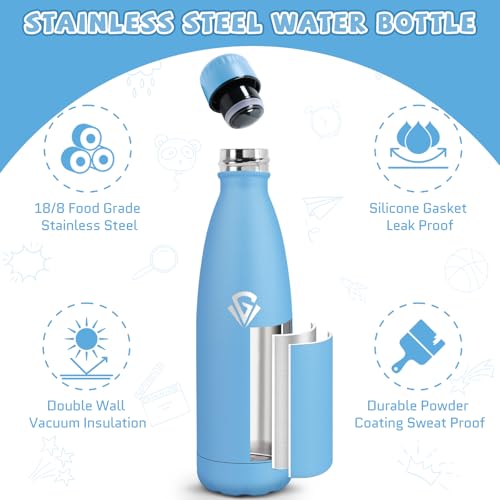 Detalle 2 de HoneyHolly Botella Agua 500 ml, acero 18/8