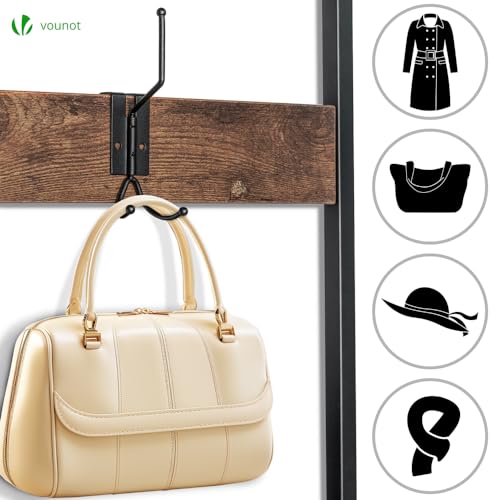 Thumbnail 5 de VOUNOT Perchero de Pie con Zapatero y Banco — 185x85x33 cm, estilo industrial