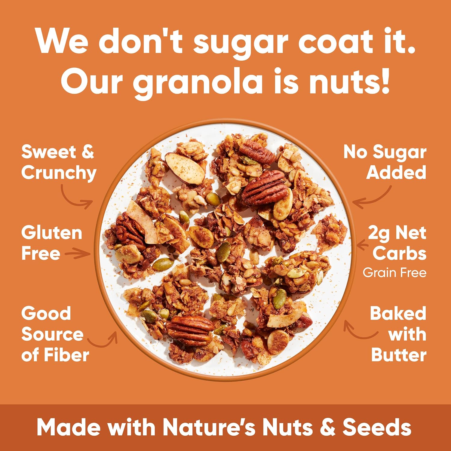 Detalle de NuTrail Nut Granola 8 oz