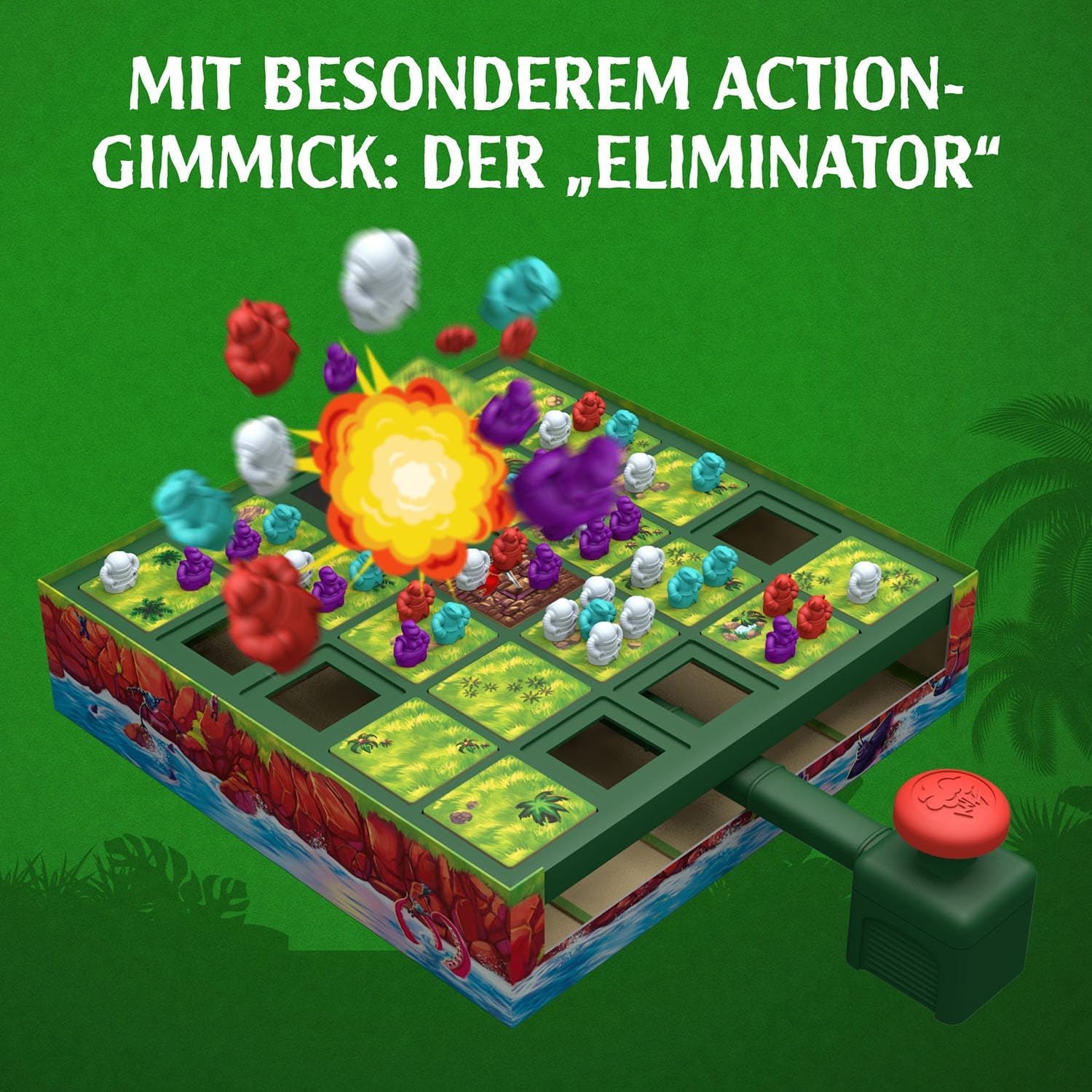 Detalle de Kosmos 684037 Battle Royal – Action bis zur letzten Figur, Familienspiel für 2–4 Spieler ab 8 Jahren