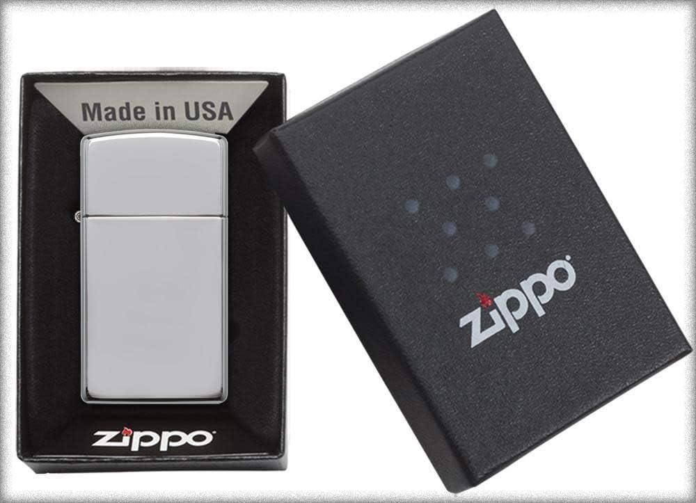 Thumbnail 4 de Zippo Slim High Polish Chrome – smukła zapalniczka sztormowa wielokrotnego użytku