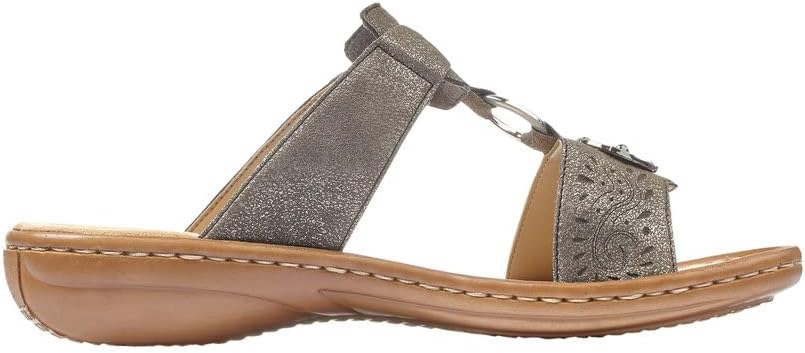 Detalle de Rieker 608K1 45, Mules Femme — Confort et élégance légère