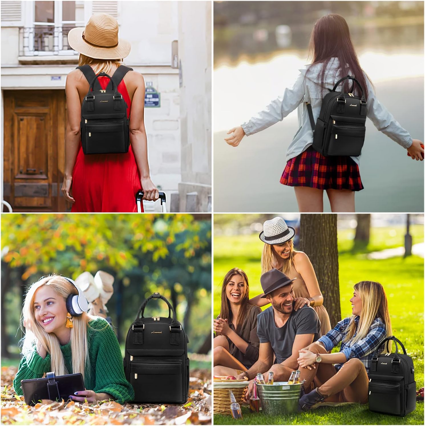 Thumbnail 5 de LOVEVOOK mini rucksack bag, 23 x 31 cm