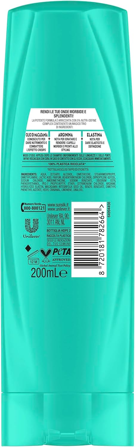 Thumbnail 6 de Sunsilk Onde Meravigliose: Balsamo Idratante per Capelli Mossi con Nutri-Define Complex (200 ml)