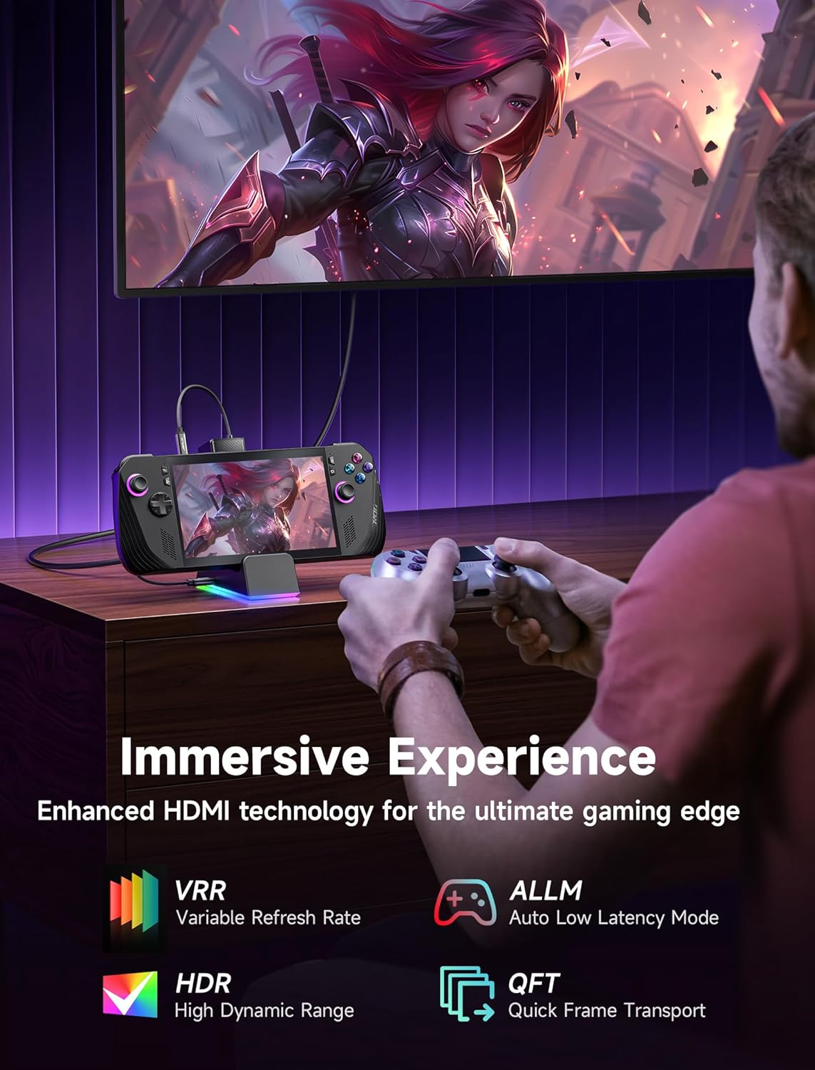 Thumbnail 5 de JSAUX 7-in-1 Docking Station (HB0705) for ROG Ally X, ROG Ally, Steam Deck & Legion Go