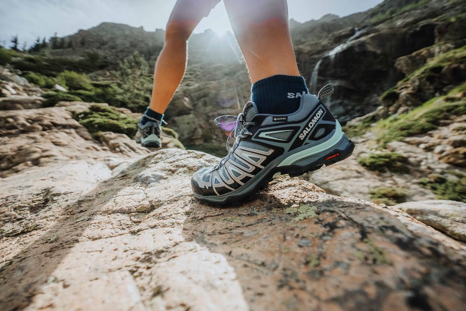 Detalle de Salomon Damen X Ultra Pioneer GORE-TEX – wasserdichte Outdoorschuhe für alle Wetterbedingungen