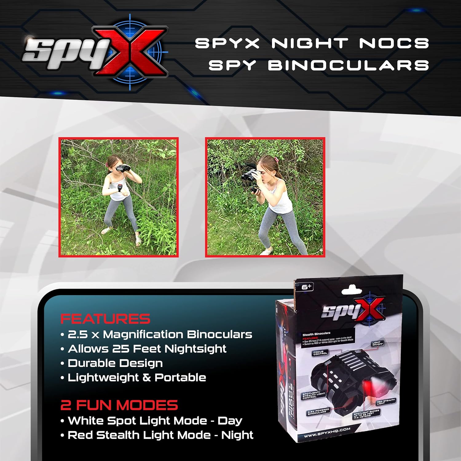 Thumbnail 2 de SpyX Night Nocs Binoculars for Kids