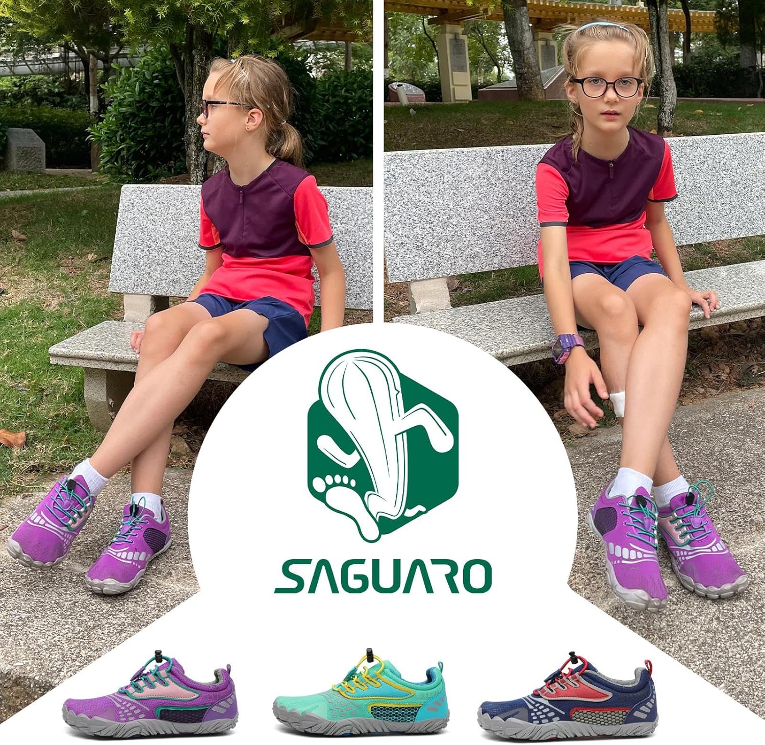 Thumbnail 1 de SAGUARO Kinder Barfußschuhe (Gr. 24–36) – atmungsaktiv, rutschfest und flexibel