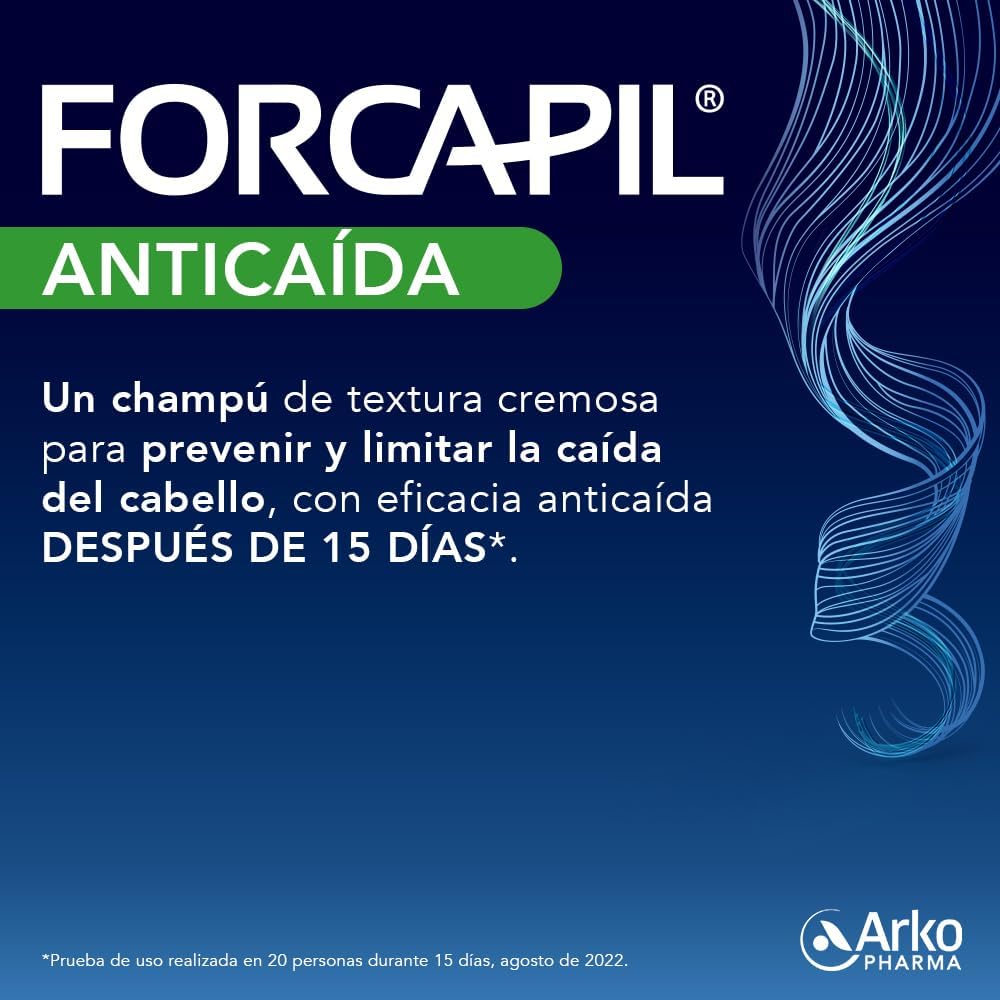 Thumbnail 2 de Arkopharma Forcapil-shampoo 200 ml: siliconenvrij met lindera-extract
