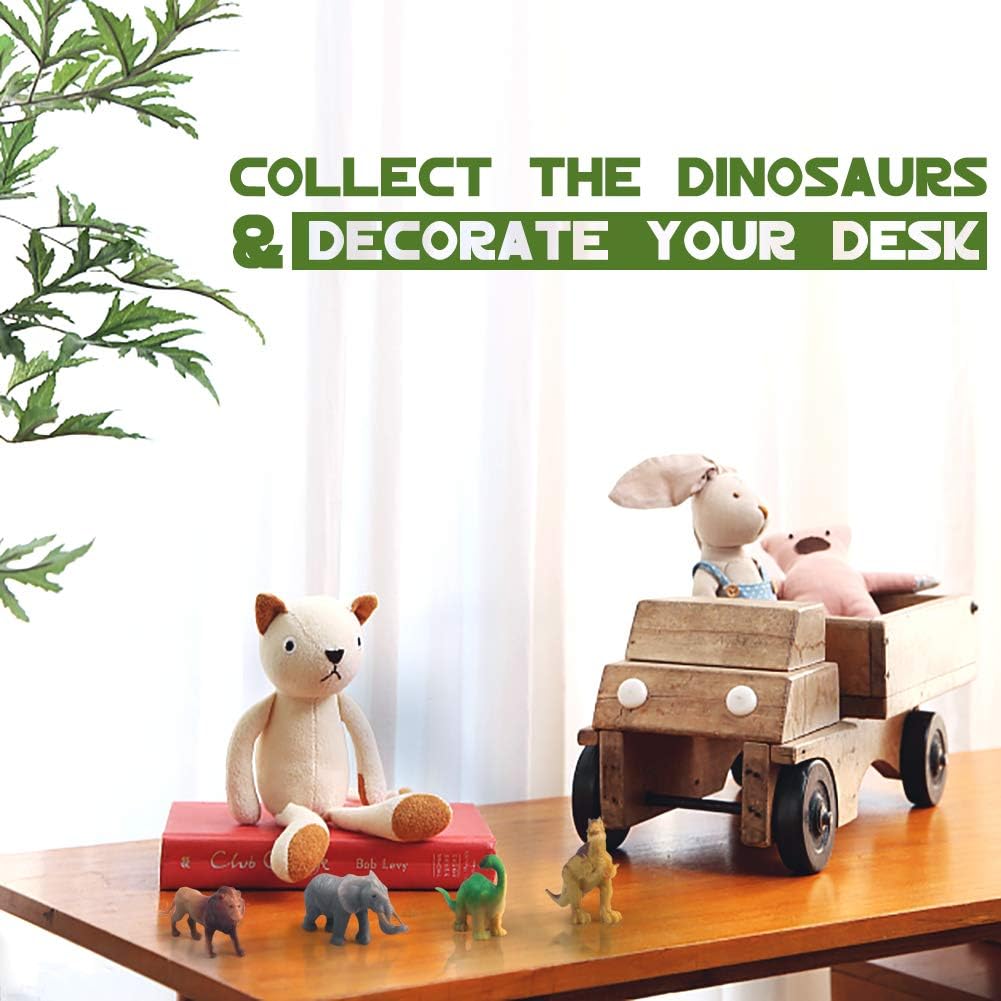 Detalle de Akokie Dinosaur Toys for Boys Girls – Transport Carrier Truck with 12 Dino & Animal Figures