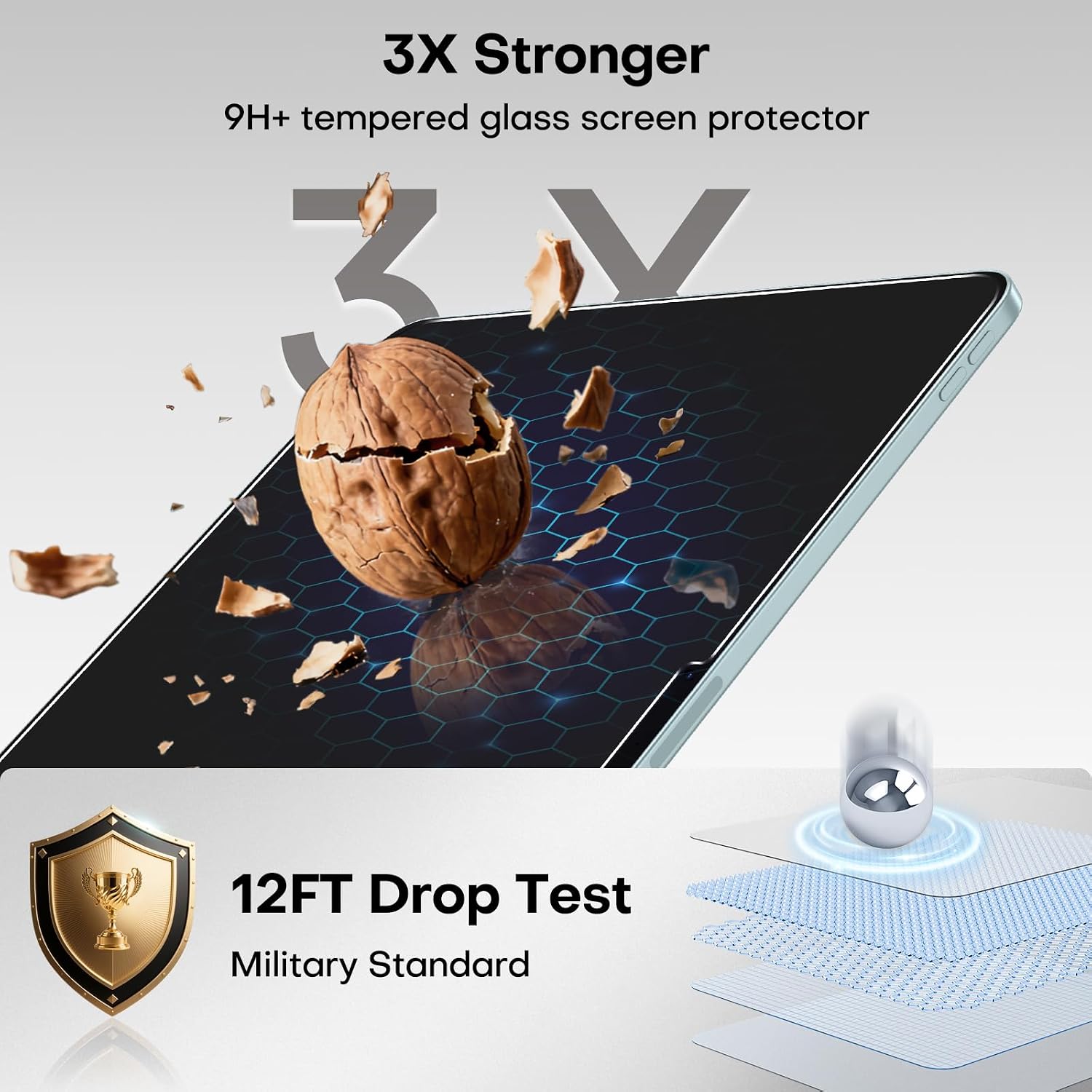 Thumbnail 4 de OMOTON Privacy Screen Protector for iPad Air 13"