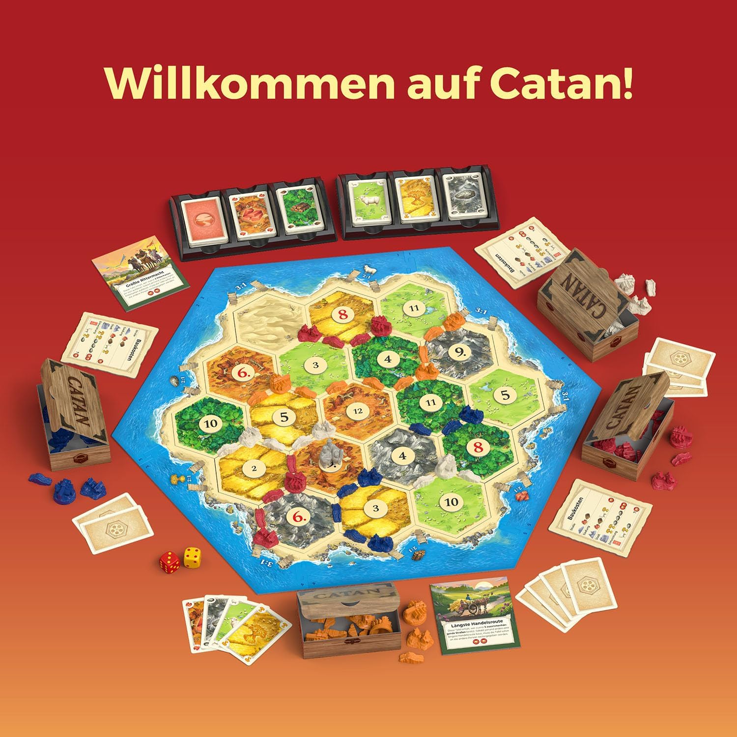 Detalle de KOSMOS Catan – Das Basisspiel Siedler von Catan