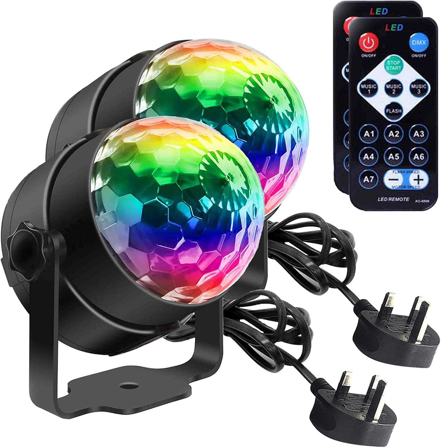 Thumbnail 1 de AIBOOSTPRO Disco Lights SEBRUANC Mini Disco Ball LED Party Lamp