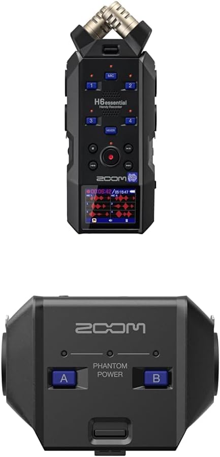 Detalle de ZOOM H6essential ハンディレコーダー 32bitフロート・6トラック、EXH-6e付属