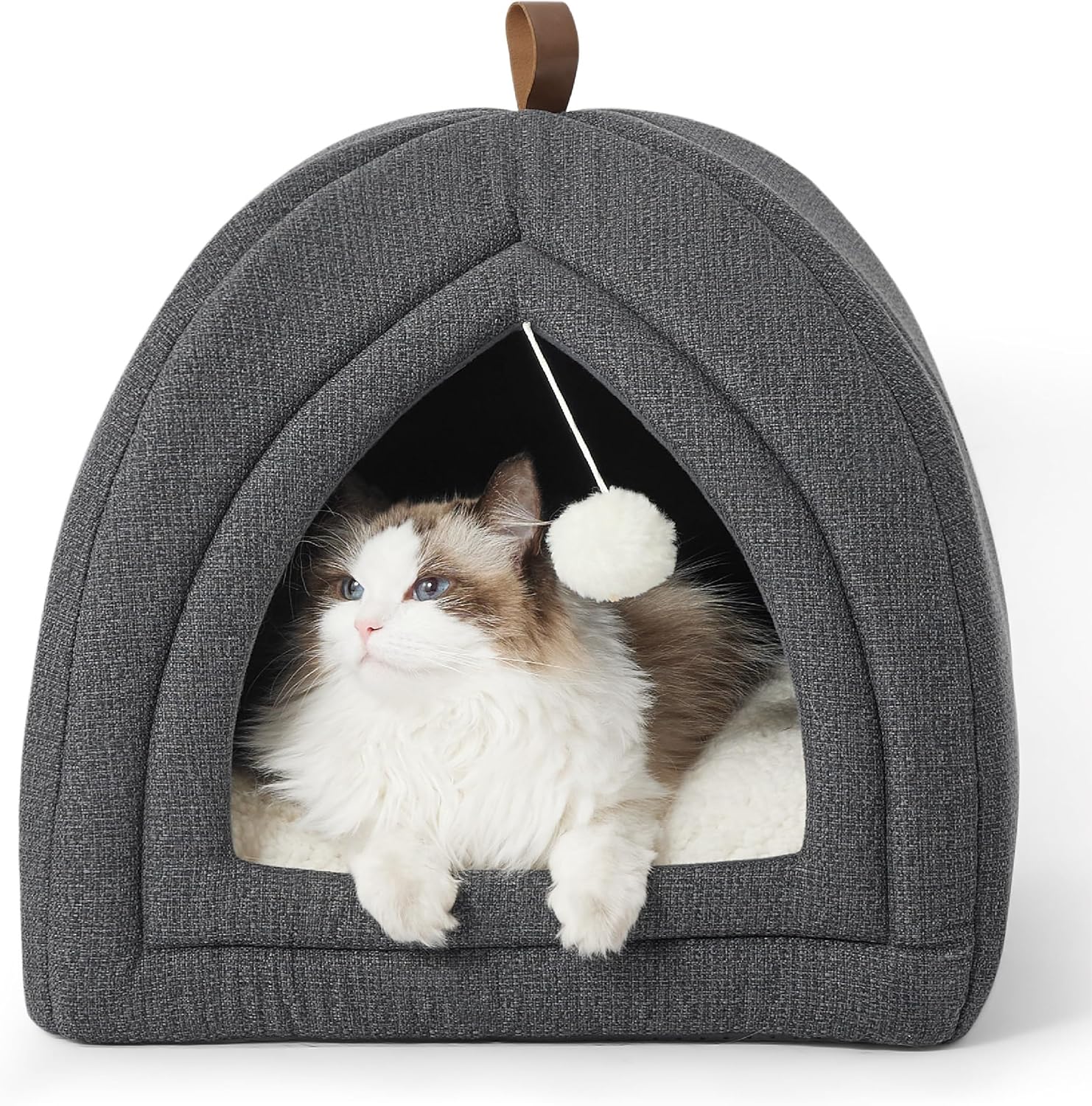 Thumbnail 6 de Bedsure Cat Cave Bed Igloo 40x40x40cm 🐾