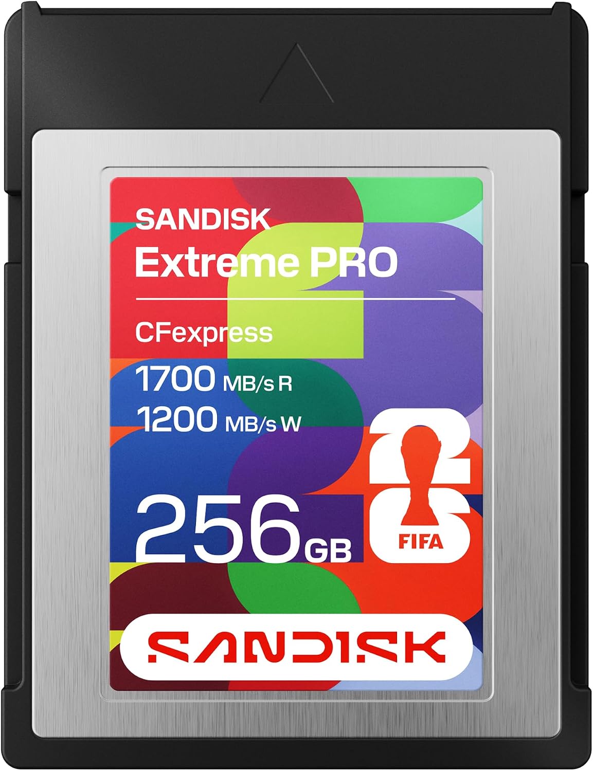 Detalle de SanDisk CFexpress Type-B Speicherkarte FIFA World Cup 2026 Edition 256 GB