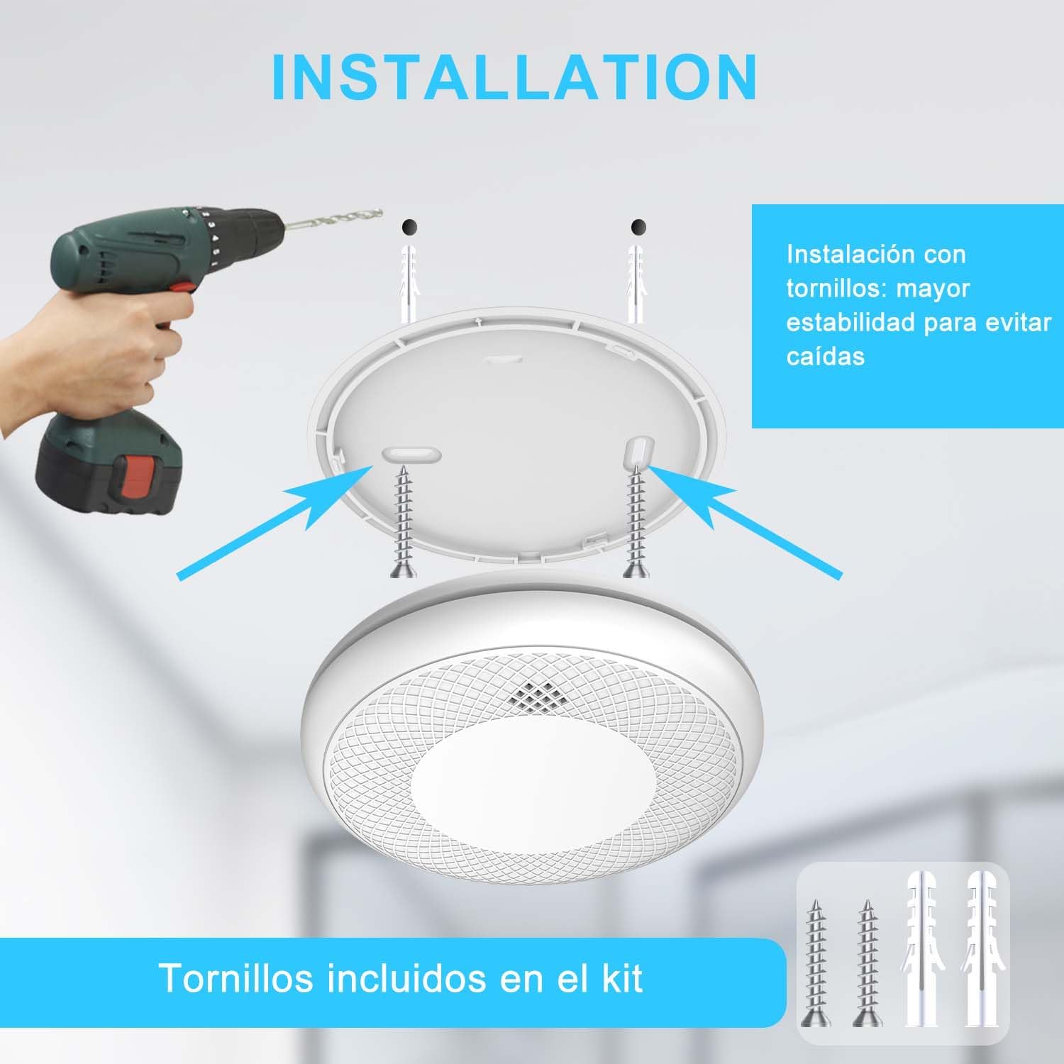 Thumbnail 5 de Detector de Humo Inteligente Wi‑Fi 3 piezas