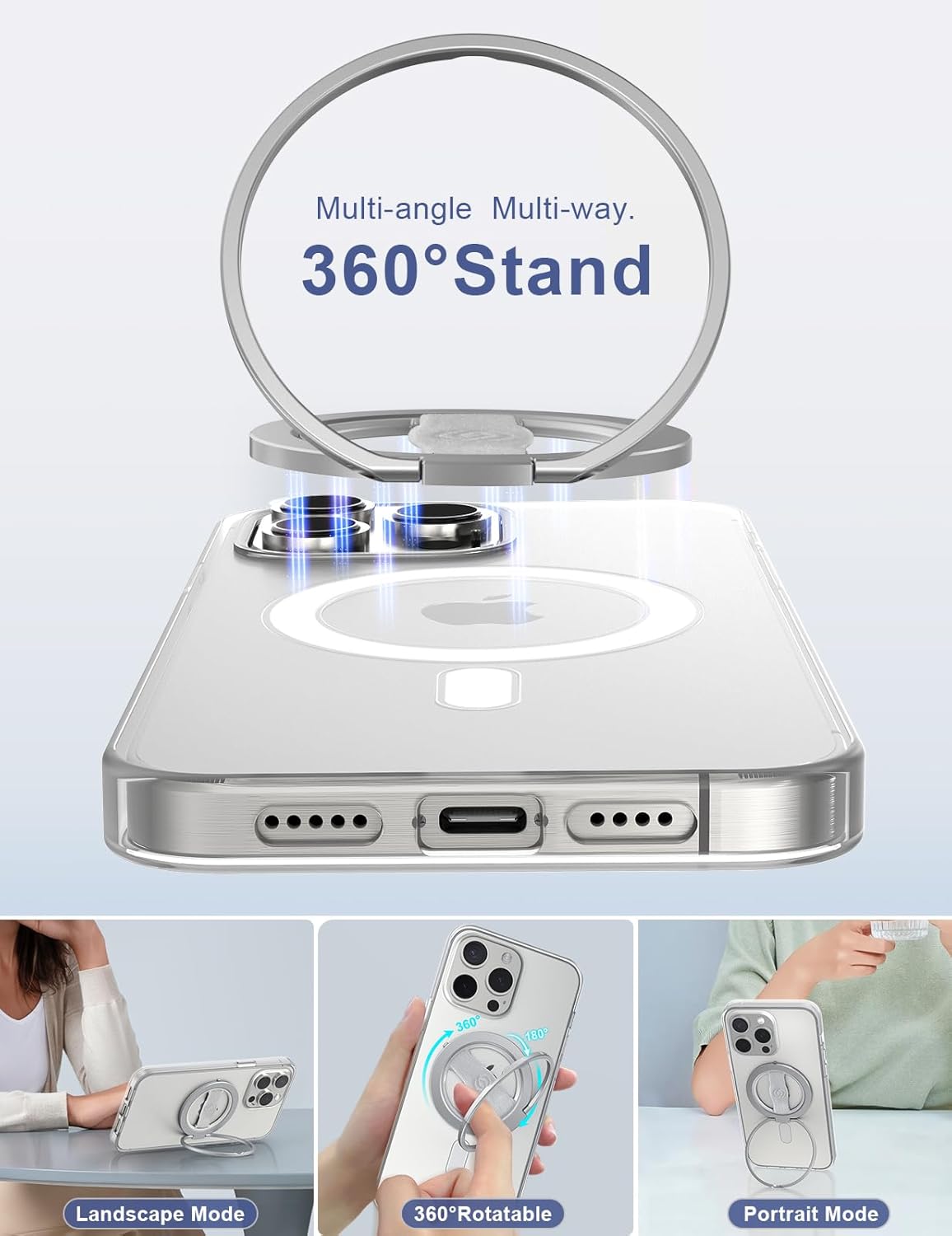 Detalle 2 de EWA MagOne 3rd Gen MagSafe Phone Grip Stand