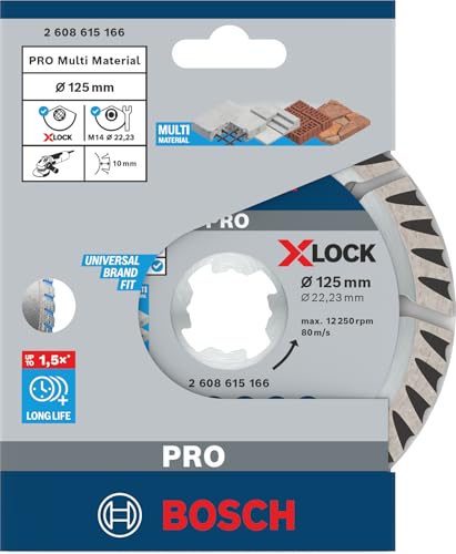 Thumbnail 1 de Bosch Professional Disco diamante X‑LOCK 125 mm 🛠️