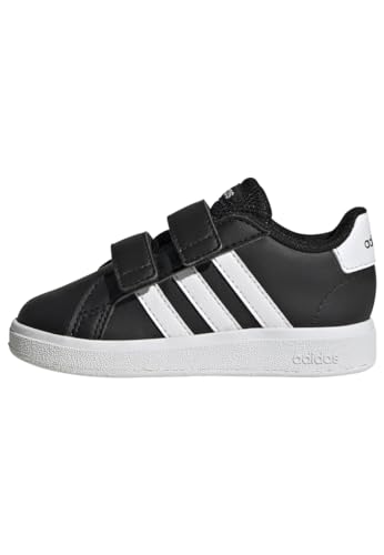 Detalle de adidas Grand Court bebé 19 EU negro y blanco