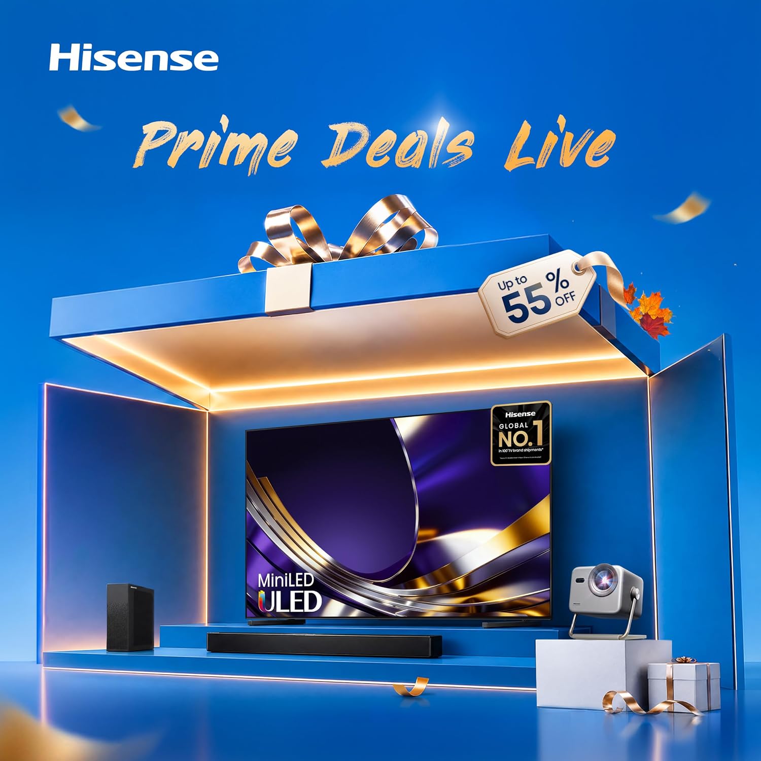 Thumbnail 1 de Hisense Mini-LED TV 75-inch