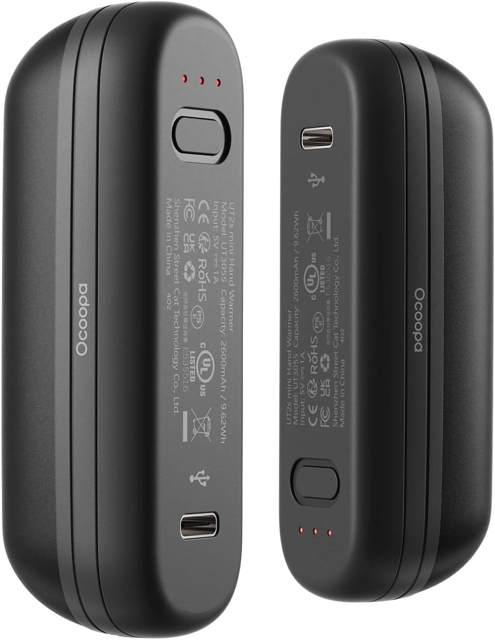 OCOOPA UT2S Mini rechargeable hand warmer 2-pack