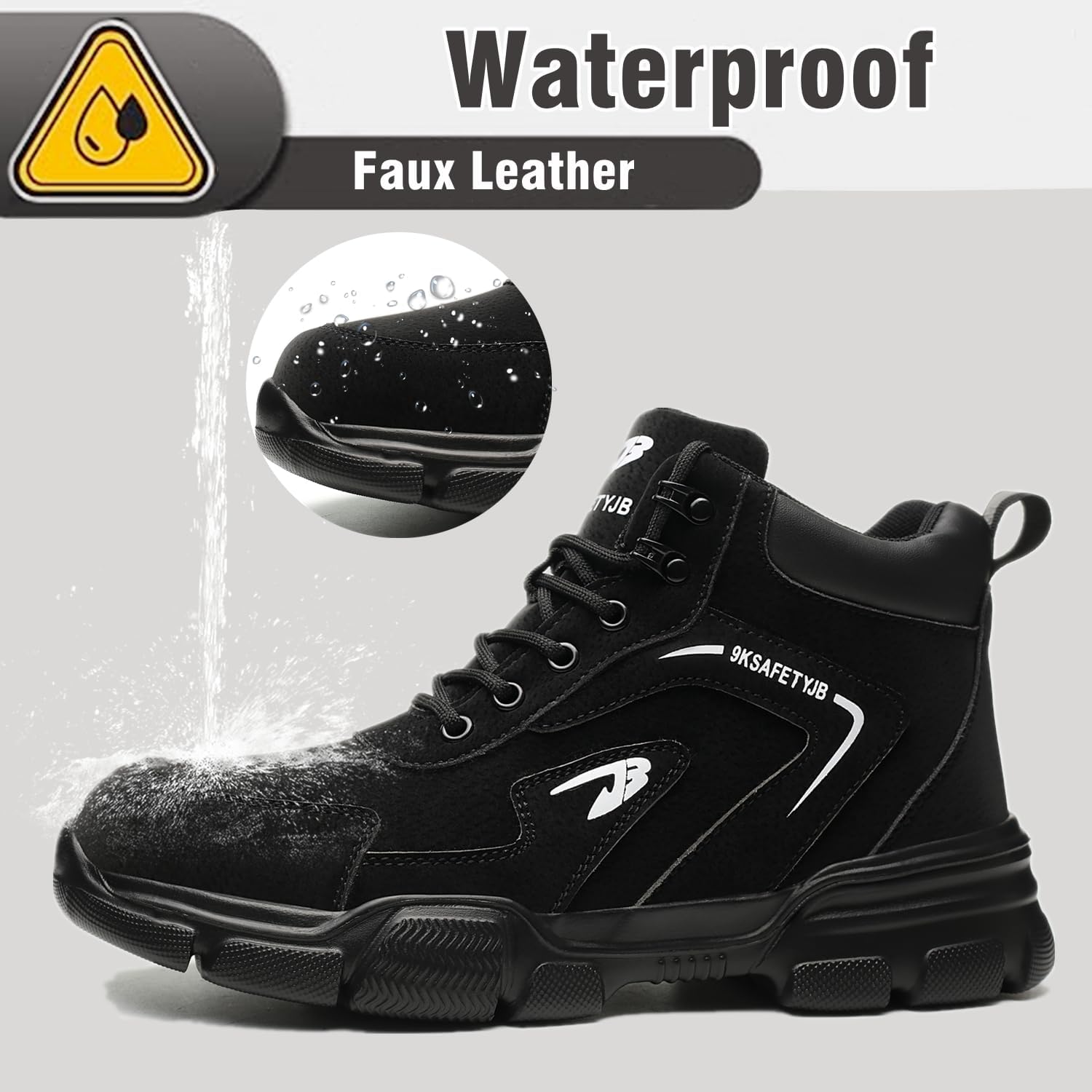 Thumbnail 5 de ZSDZSZ Steel Toe Cap Boots: Waterproof Safety Boots for Men and Women