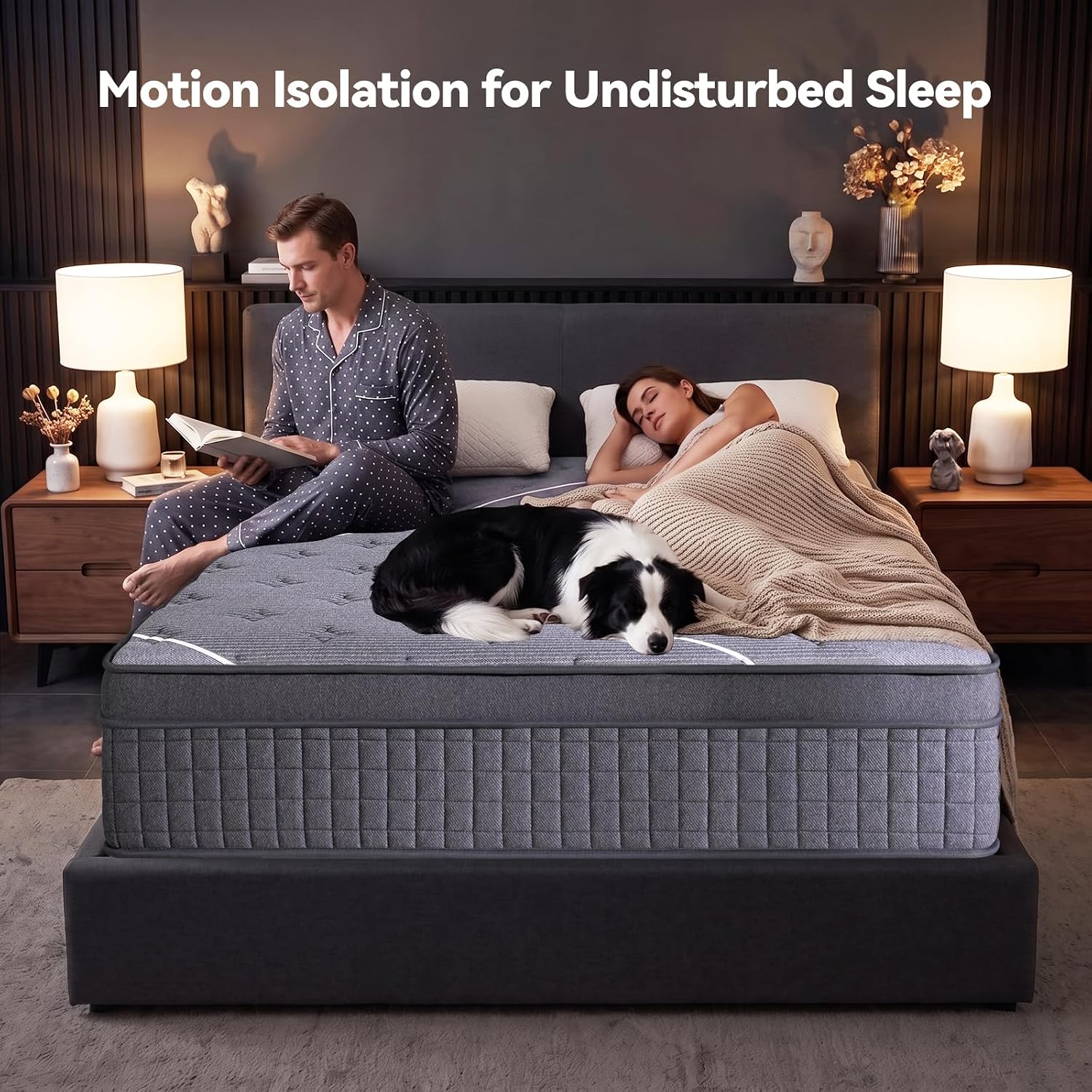 Thumbnail 6 de MORSEN MR98312 King Hybrid Mattress, 12-Inch Gel Memory Foam