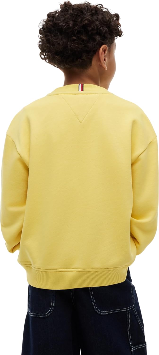 Detalle de Tommy Hilfiger Hilfiger Varsity sweatshirt per bambini e ragazzi (KB0KB10404) – felpa varsity