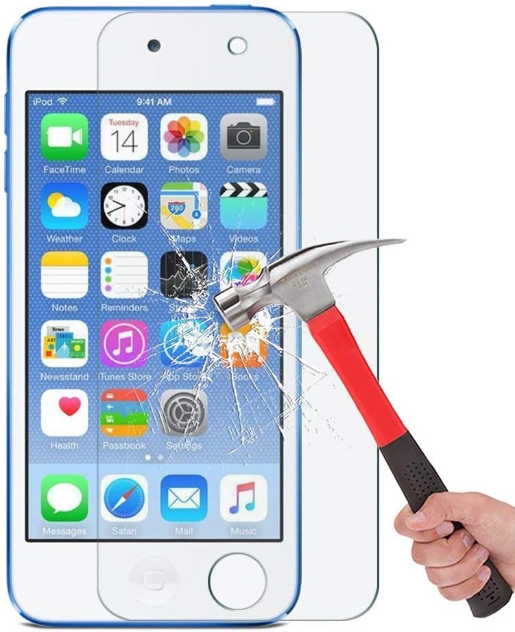 Detalle 2 de OMOTON iphone6 Tempered Glass Screen Protector for iPod Touch, 2-Pack, 9H