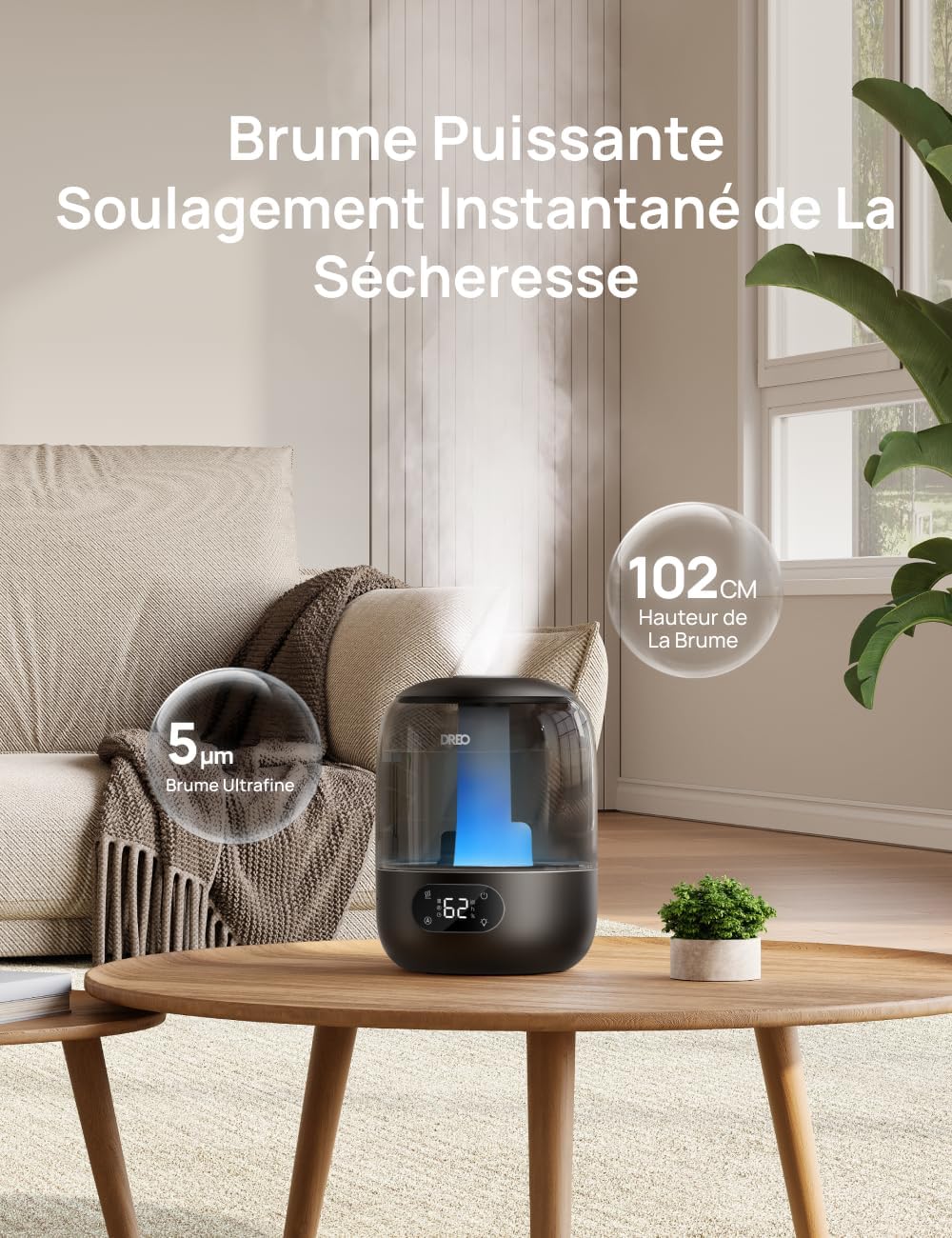 Thumbnail 4 de Dreo 3L Humidificateur Bébé 30H 🌫