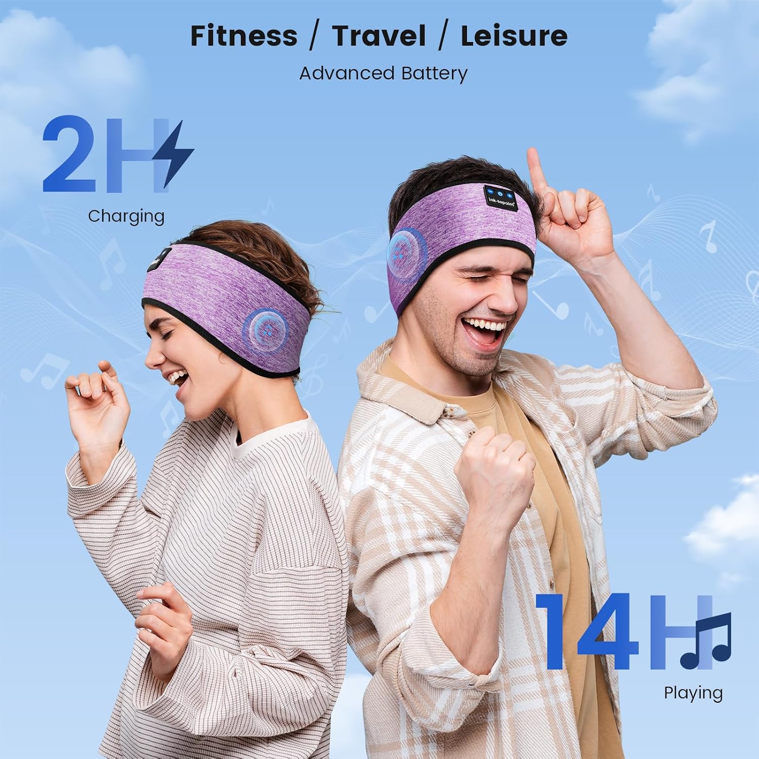 Thumbnail 4 de ink-topoint Sleep Headphones Headband Bluetooth 5.4 14h