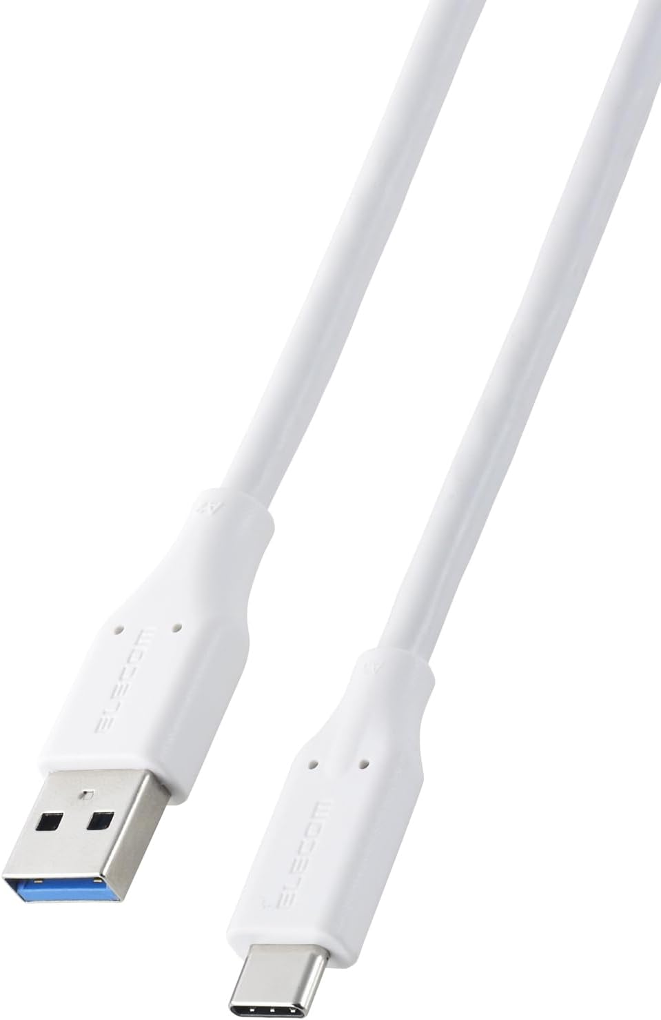 Detalle de エレコム MPA-ACEC5G10WH USB-A to USB Type-Cケーブル 1m・5Gbps・15W ホワイト