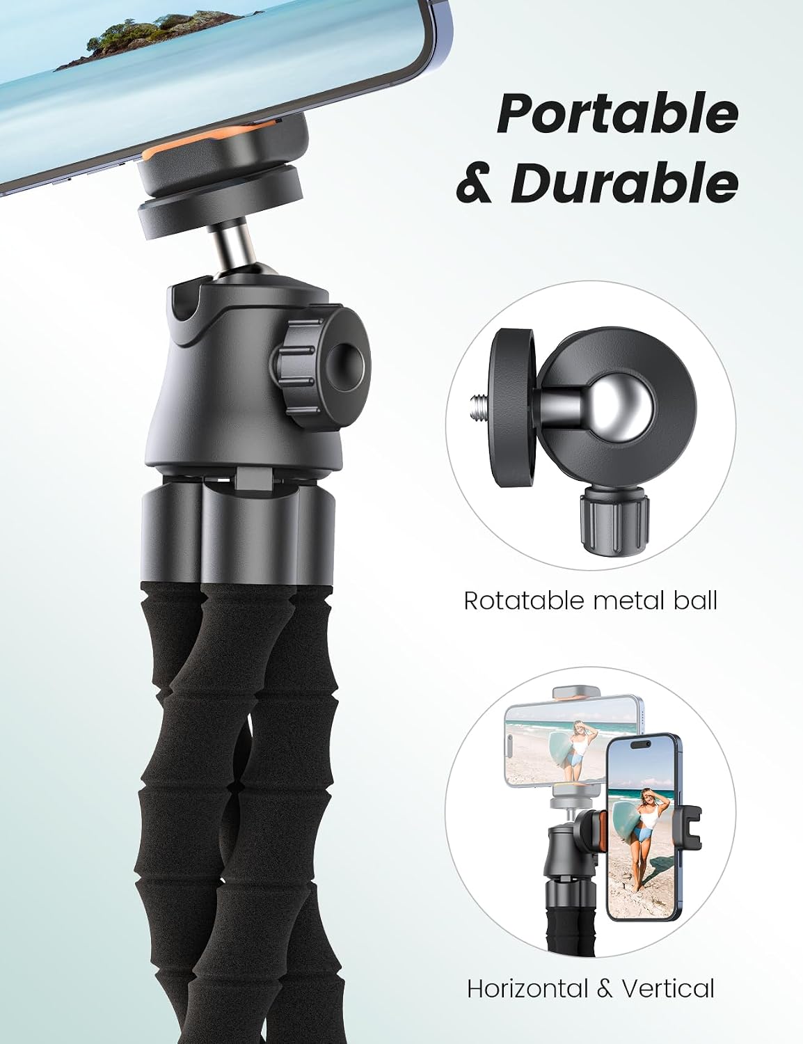 Detalle de Phone Tripod with 360° Rotation