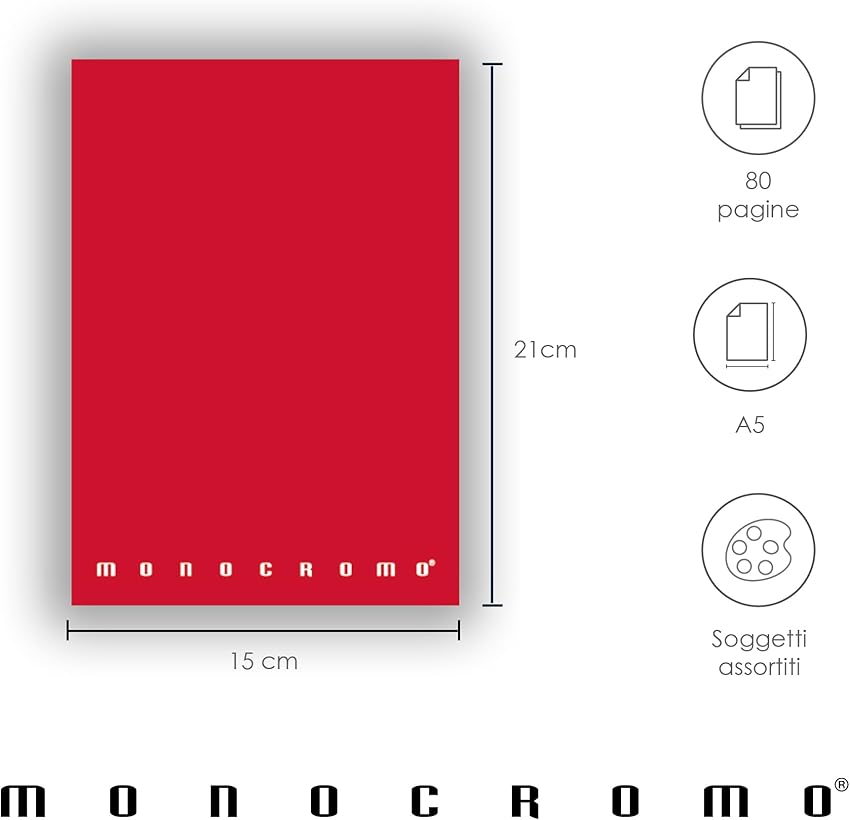 Thumbnail 6 de Pigna Cuaderno Maxi Monocromo El Original A4, 80 páginas