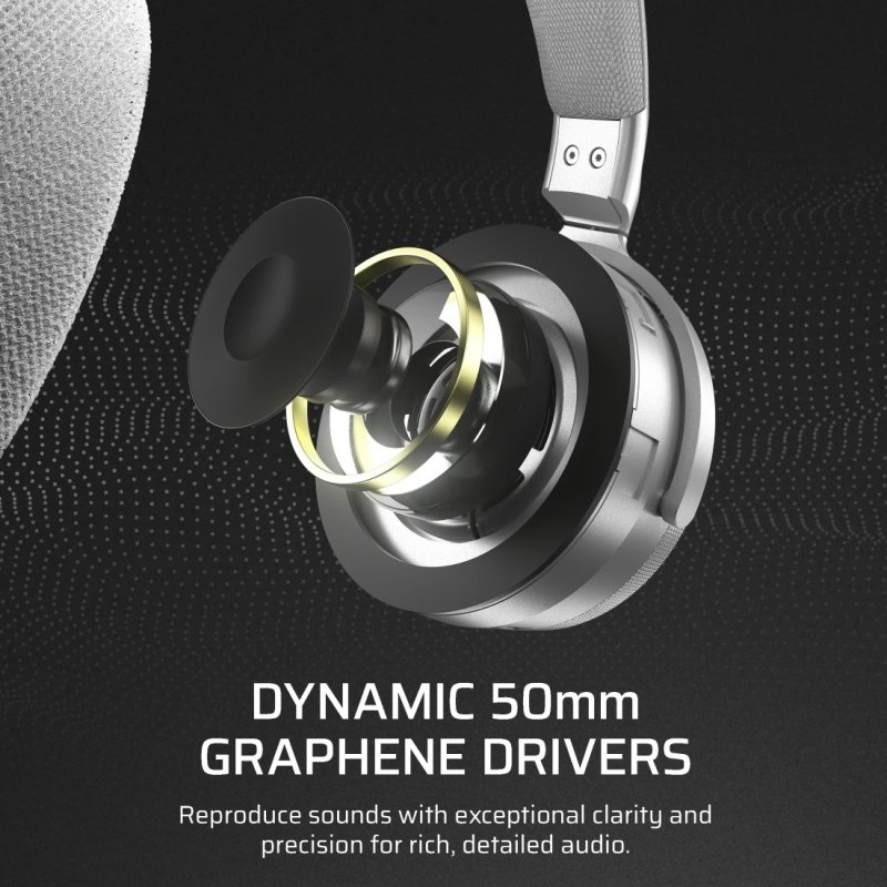 Detalle 2 de Corsair VIRTUOSO MAX Silver Auriculares Gaming