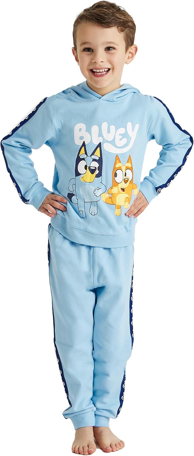 Detalle de Bluey Boys Tracksuit Hoodie Jogger Bottoms – Lounge Wear