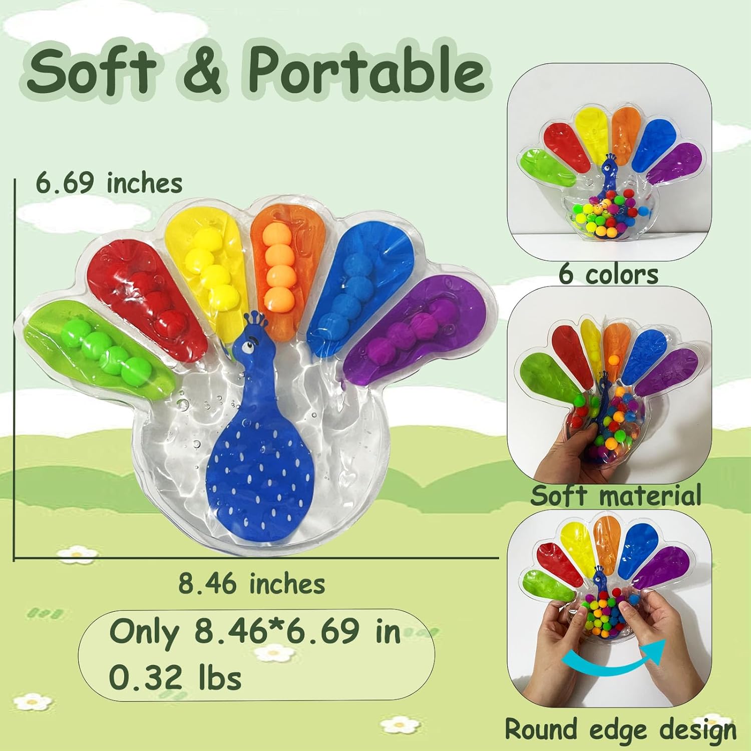 Thumbnail 4 de GYsomer Color Sorting Sensory Toy: Fine Motor Skills & Color Recognition for Toddlers and Beyond