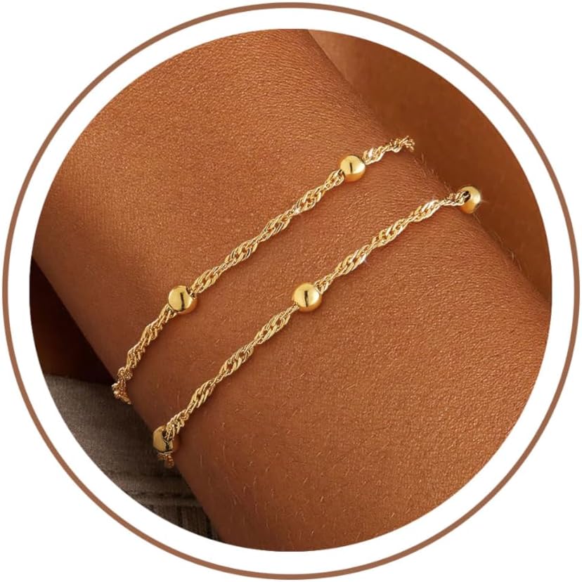 Detalle de KOHOTA Bracelet Set 14K Gold-Plated